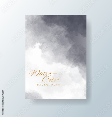 cards with bright colorful vector watercolor background. Design for your date, postcard, banner.