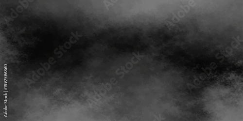 An abstract motion of white steam and gray mist creates a textured cloud of smoke swirling through the dark night air against a solid black background
