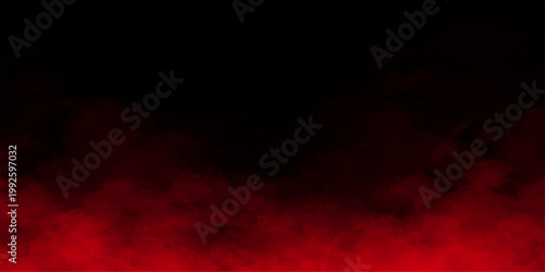 Abstract red smoke design creates a dark inferno background with motion and burning energy featuring a grunge texture of fire and orange light explosion on a black space pattern