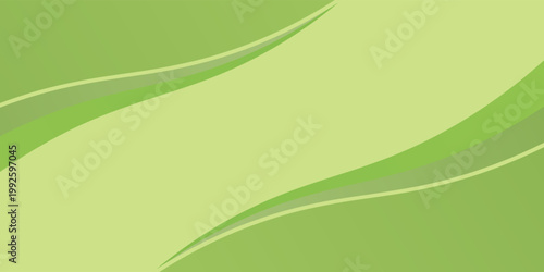 Fresh green abstract backdrop with smooth curves symbolizing nature, sustainability, and calm energy.