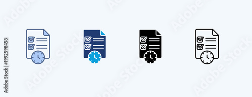 Project Multiple Icon Illustration Vector