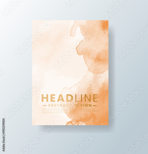 cards with bright colorful vector watercolor background. Design for your date, postcard, banner.