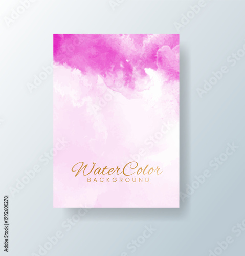 cards with bright colorful vector watercolor background. Design for your date, postcard, banner.
