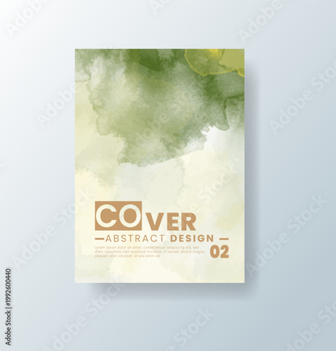 cards with bright colorful vector watercolor background. Design for your date, postcard, banner.