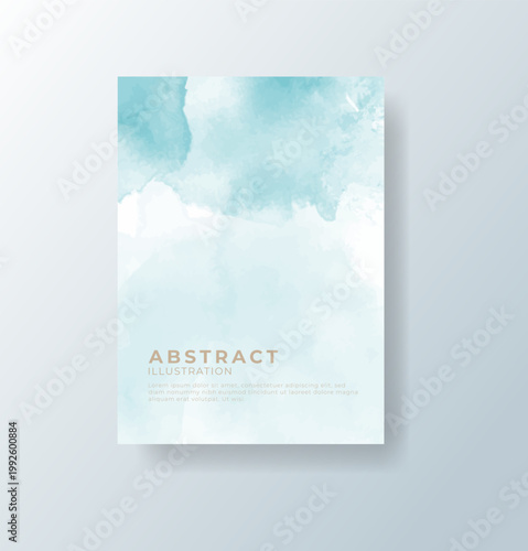 cards with bright colorful vector watercolor background. Design for your date, postcard, banner.