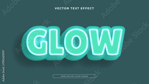 Electric glow text effect in cyan neon with bright inner lines and soft outer radiance