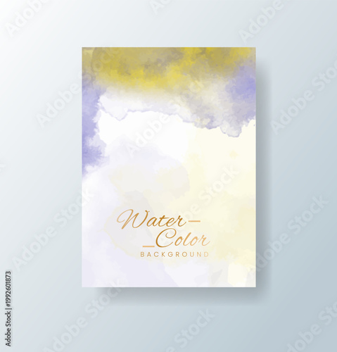 cards with bright colorful vector watercolor background. Design for your date, postcard, banner.