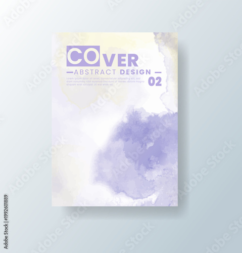 cards with bright colorful vector watercolor background. Design for your date, postcard, banner.