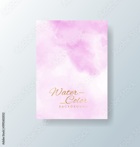 cards with bright colorful vector watercolor background. Design for your date, postcard, banner.