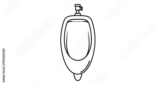 Line drawing of a medical balloon catheter device with bulb, connector and valve in outline style.
