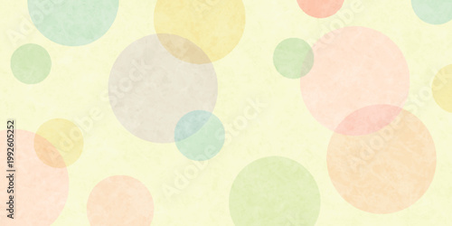 Soft Pastel Circles Abstract Wallpaper Background Design