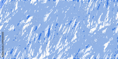 Abstract background with dynamic brushstrokes in shades of blue and white
