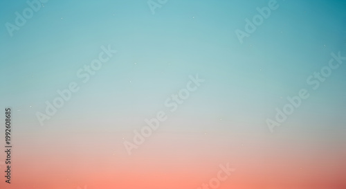 Vibrant Gradient Sky at Sunset Hour.