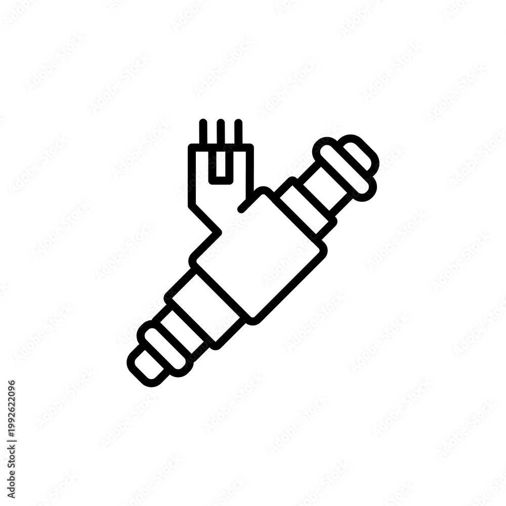 Obraz premium High Pressure Fuel Injector Icon