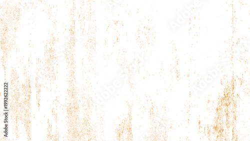 Grungy texture with orange scratches on white background abstract design element