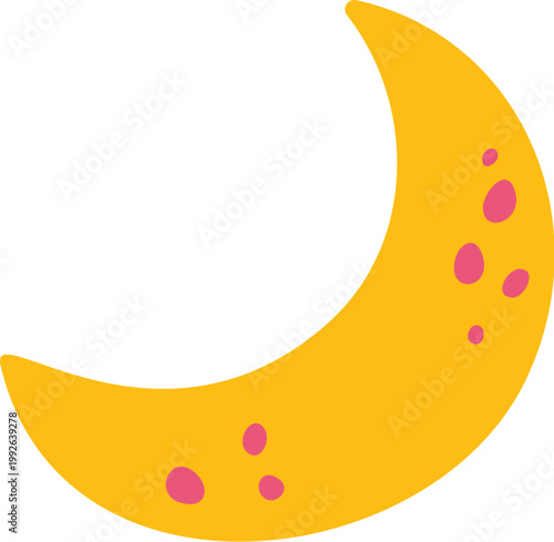 Vector illustration of yellow food slices including lemon cheese and melon in a colorful cartoon design