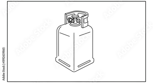Gas cylinder, propane tank, fuel canister, portable energy storage, industrial equipment, camping gas bottle