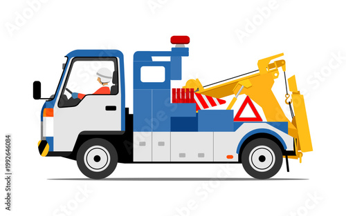 Tow truck_One angle_01B