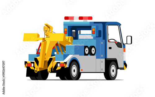 Tow truck_One angle_01C