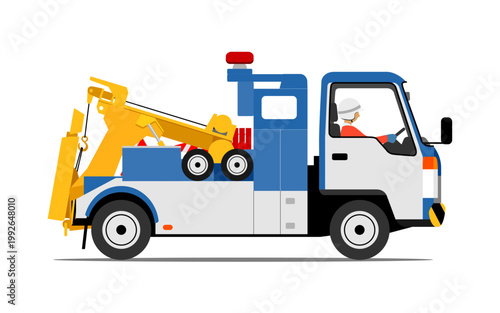 Tow truck_One angle_01D