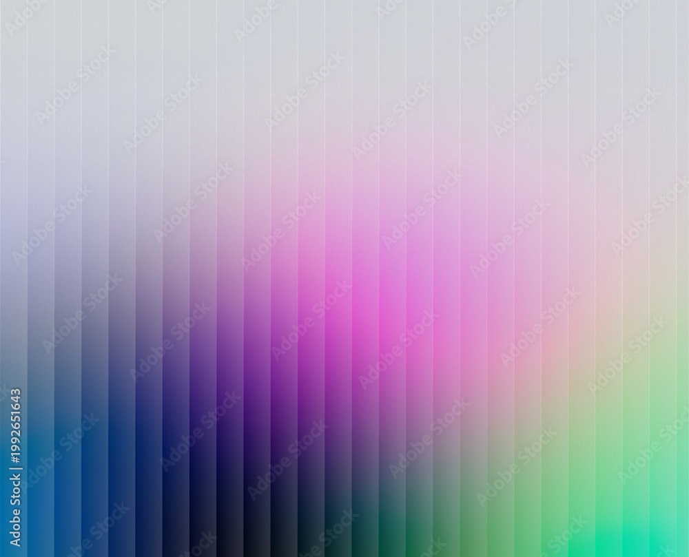 Obraz premium Abstract gradient background composed of vertical colored stripes transitioning smoothly from blue to pink and green