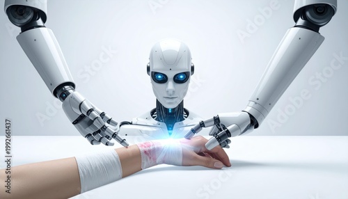 Human Robot Interaction with Mechanical Arms.