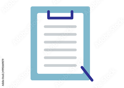 申込　契約のアイコン　イメージ　事務　手続き　アンケート　ベクターイラスト