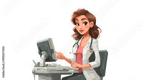 A cheerful young woman in a yellow raincoat stands under a clear umbrella while holding a takeaway coffee cup against a blurred rainy city background