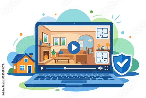 Modern Online Real Estate Video Tour and Property Floor Plan Review