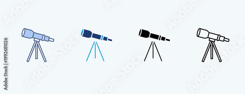 Deep Space Multiple Icon Illustration Vector