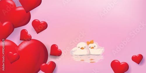 Romantic composition with red hearts icon, sign and symbol vector illustration. Expressing maternal love, warmth, and appreciation for holiday, celebrate and special moment background design.