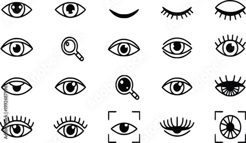 Retro 1930s cartoon moon and stars character illustration.