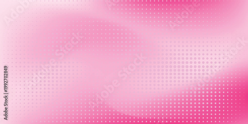 Pink rose halftone pattern. Retro comic gradient background. Pixelated speckled texture overlay. Cartoon pop art faded gradient pattern. Vector background for posters, banners, ads.