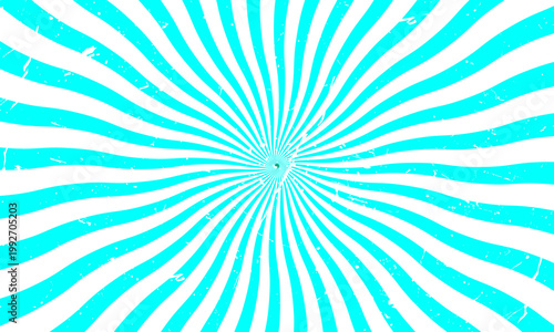 light blue and white sunburst background vector design. comic background with retro rays. sunburst pattern background. Retro sunbeam art design. Glow bright pattern. Illustration