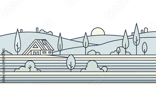 House with A Frame Roof.