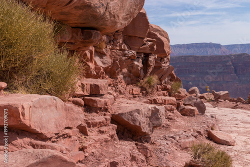 Ancient Stone and Deep Shadows: A Rustic View of the Arizona West Rim 