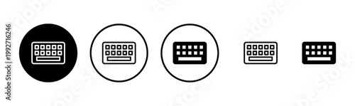 Keyboard icon logo design. keyboard sign and symbol