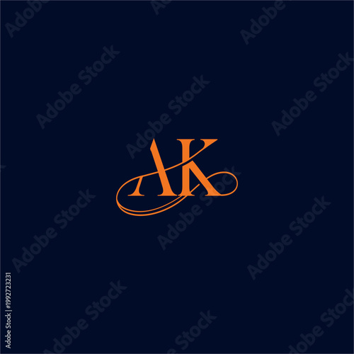 A sophisticated calligraphy monogram niche for the luxury industry. This elegant serif style is perfect for boutique branding, high-end fashion, and upscale wedding invitation use across premium globa