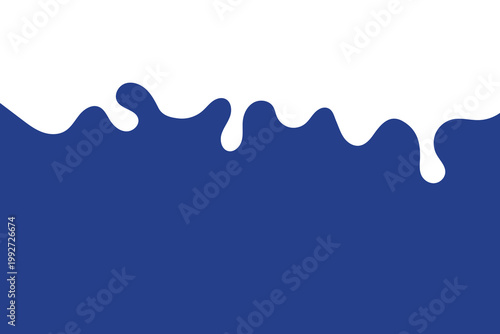 Milk droplets background, banner background design elements, posters, milk isolated on blue background