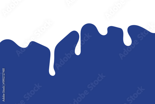 Milk droplets background, banner background design elements, posters, milk isolated on blue background