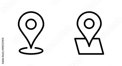 Address icon symbol for apps and websites. home location sign and symbol. pinpoint