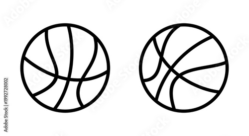 Basketball icon symbol for apps and websites. Basketball ball sign and symbol