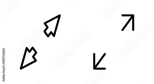 Fullscreen Icon symbol for apps and websites. Expand to full screen sign and symbol. Arrows symbol