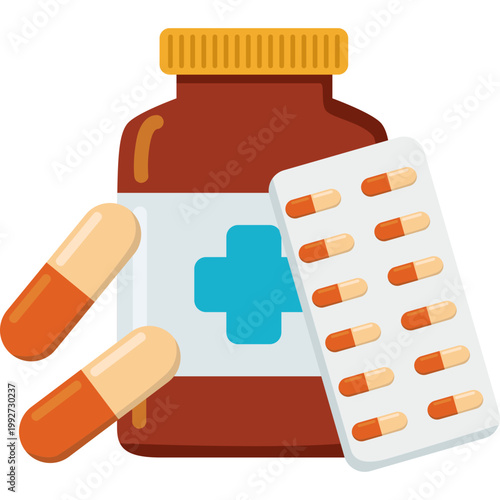 Medicine Vector Illustration