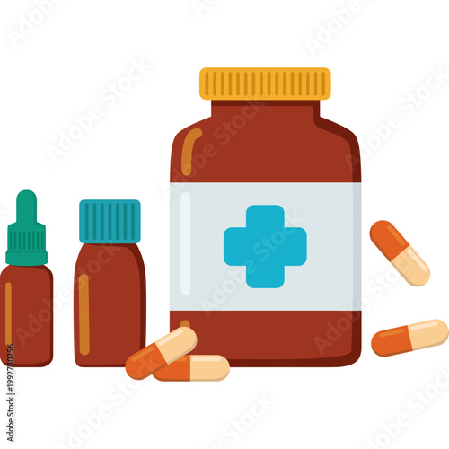Medicine Vector Illustration