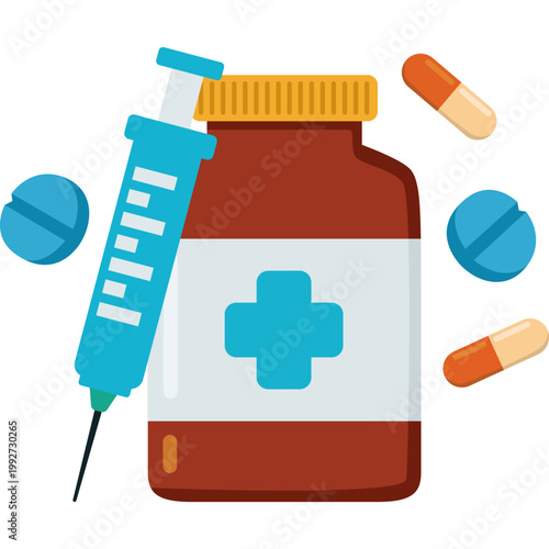 Medicine Vector Illustration