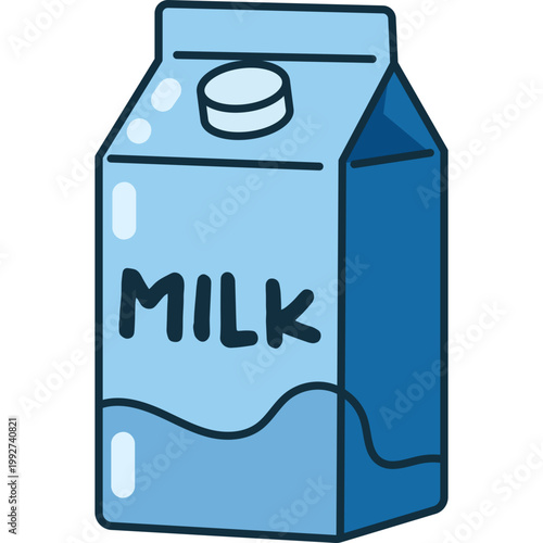 Milk Carton Illustration