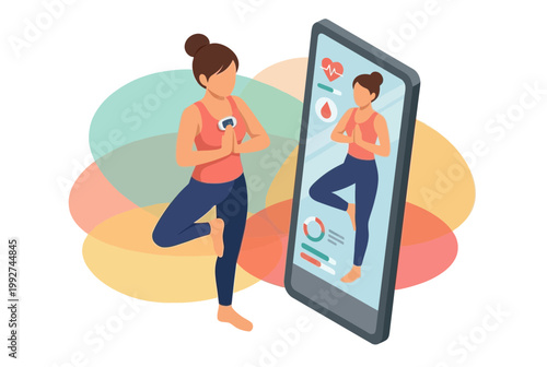 Smart Mirror for Health Biohacking and Yoga Fitness Tracking