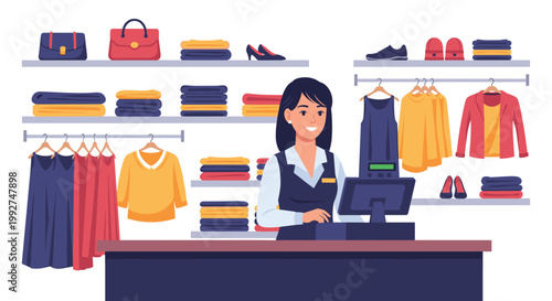 Multiple stacks of crispy waffle ice cream cones and white paper cups neatly organized in clear plastic display cases for a shop.