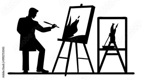 silhouette of a woman